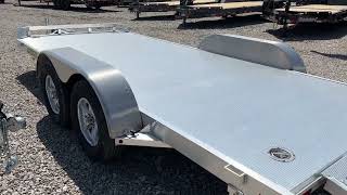 Aluma 8216 Aluminum Car Hauler Trailer [upl. by Slosberg979]