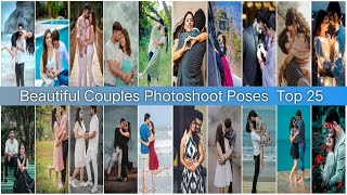 🥰 Beautiful Couples Photoshoot Poses ❤️😍 Top 25 Couples Poses fashion style couple video pose [upl. by Schwing]