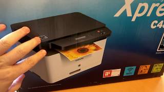 Samsung Xpress C480W Laser PrintCopyScan Asus V272UNK 2019 [upl. by Hamilton]