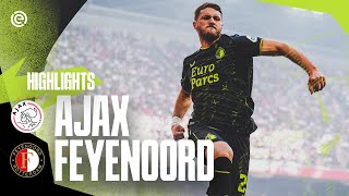 HATTRICK GIMENEZ in a HISTORIC Klassieker 🤩  Highlights Ajax  Feyenoord  Eredivisie 20232024 [upl. by Adlen]