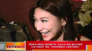 BT Rufa Mae Quinto aalis na bilang cohost ng Showbiz Central [upl. by Nikola]