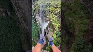 A incrível Cachoeira da Fumaça na Chapada Diamantina 🙏🏼❤️ motorhome chapadadiamantina [upl. by Adieren893]