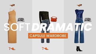 KIBBE CAPSULE WARDROBE Soft Dramatic  Autumn Outfit Ideas [upl. by Yrbua]