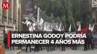 Reportan movilizaciones fuera del Congreso de CdMx por posible ratificación de Godoy [upl. by Amorita]