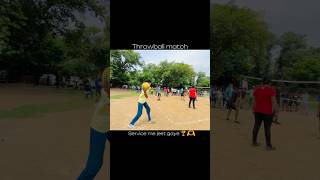 Throwball match 🏆🙌🏻throwball viralvideos shortfeed shorts [upl. by Bartholomew]