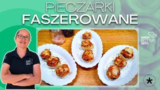 Kasia Gotuje Keto  Pieczarki faszerowane bez mięsa [upl. by Meece]