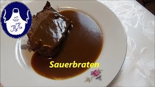 Sauerbraten aus dem Backofen  Sauerbraten selber machen [upl. by Lyndsay]