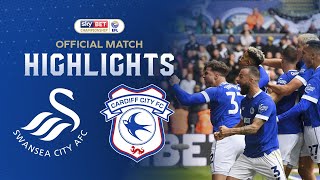 HIGHLIGHTS  SWANSEA vs CARDIFF CITY [upl. by Nylrehs]