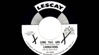 Long Tall Girl Is There Such A World’  The Carnations 1961 Lescay 3002 [upl. by Hersch138]