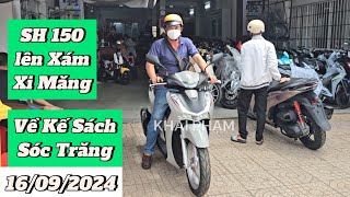 Nổ Máy Honda SH 150 cbs lên màu Xám xi măng zin hãng  giá bán ngày 160924 Khải Phạm sh sh150 [upl. by Nyssa]