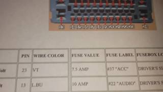 201316 Honda Accord stereo wire colors [upl. by Krenn]