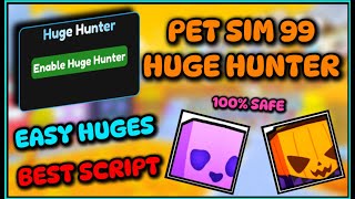 🎃 Pet Sim 99  Huge Hunter Script  Halloween Event  Giveaway 🎃 [upl. by Lyford]