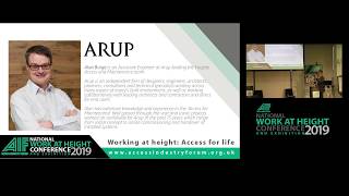 Access by design shaping a better world This is Alan Burge at AIF Work at Height Conference 2019 [upl. by Prinz]