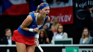 Highlights Petra Kvitova CZE v Anastasia Pavlyuchenkova RUS [upl. by Ecniuq]