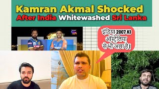 Kamran Akmal Shocked as India whitewashed Sri Lanka in 3 match T20 series [upl. by Heriberto]