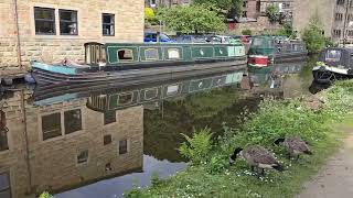 HEBDEN BRIDGE WALK ROCHDALE CANAL CALDERDALE [upl. by Lhamaj]