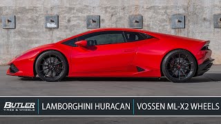 Lamborghini Huracan  Vossen MLX2 Wheels  Butler Tire [upl. by Proulx661]