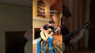 Agustín Barrios  Vals Op 8 No 4 guitarraclasica classicalguitar guitarra music [upl. by Delia812]