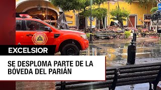 El Parián de Tlaquepaque colapsa sin dejar heridos [upl. by Vita]