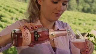 Abbazia Fiorino dOro Moscato rosé spumante dolce video tasting review English sub [upl. by Penman]