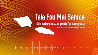 News from Samoa  30 OCT 2023  Radio Samoa [upl. by Rosenthal168]