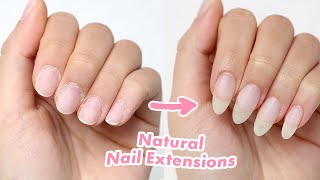 How to Create Natural Looking Nail Extensions [upl. by Ayekehs888]