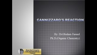 Cannizzaro Reaction With Mechanism in Urdu [upl. by Leffen]