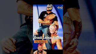 Brock Lesnar Saves REY MYSTERIO wwe wrestling wwf [upl. by Dosi783]