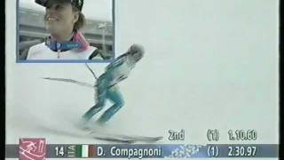 Lillehammer 94 Womens GS  Gold Deborah Compagnoni [upl. by Zanze]