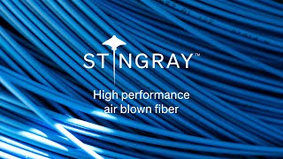 Stingray  high performance air blown fiber [upl. by Ahsienaj97]