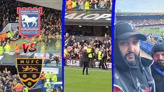 Ipswich Town 1  2 Maidstone United  NonLeague Knockout 4k away limbs Fancam Vlog [upl. by Anor]