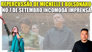 Enquanto Lula é ignorado pelo povo vídeo da Michelle e Bolsonaro viraliza imprensa entrou em pane [upl. by Ecinnej]