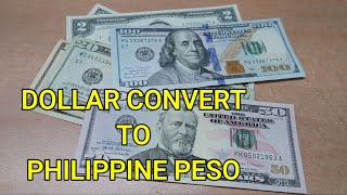 US Dollar to Philippine Peso  Dollar to Philippine Peso Rate Today  Dollar Peso Exchange Rate [upl. by Attenor]