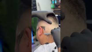 Icing on dying Clean Fade with Satisfactory sounds asmr barbershop haircut [upl. by Klemperer]