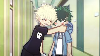 Bakugou comforts Deku about his hair  Gacha Life 2  BnhaMha  BkDk [upl. by Eiralav720]