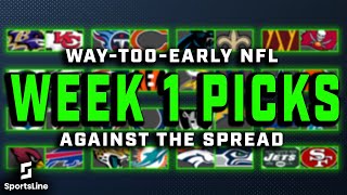 PICKING EVERY 2024 NFL WEEK 1 GAME AGAINST THE SPREAD  SportsLine [upl. by Aiclef]