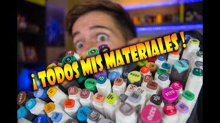 ¿Que rotuladores comprar  MIS MATERIALES DE DIBUJO [upl. by Marysa]