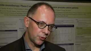 ASCO GU 2013 Enzalutamide monotherapy Phase II study results  Dr Bertrand Tombal [upl. by Ahsinod]