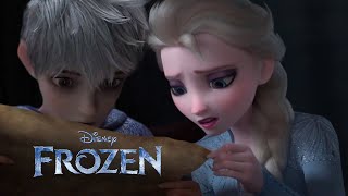 Queen Elsa and Jack Frost find lost ship  Frozen 3 JELSA Fanmade Scene [upl. by Naenej]