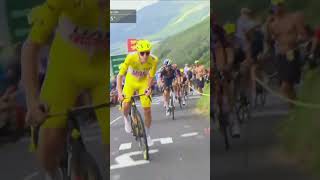 Pogacar takes flight 🚀 The Yellow Jersey attacks on the Puy Mary and drops his GC rivals 🤯 [upl. by Eilsek]