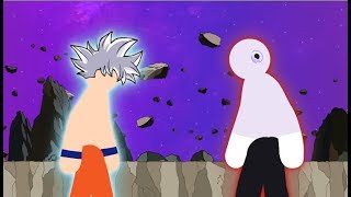 Goku Vs Jiren Stick Fight pt 2 [upl. by Mclyman]