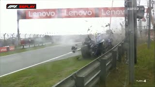 Logan Sargeant crash Dutch GP 2024 FP3 [upl. by Hpeseoj]