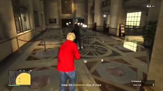 Grand Theft Auto Online  Leaked Heist Gameplay  DNS Mod [upl. by Ailuy]