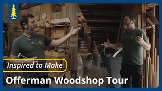 Inspired to Make  Offerman Woodshop Tour [upl. by Lansing]