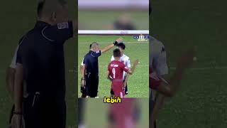 Aksi Protes Pemain Kepada Wasit Dalam Sepak Bola sepakbola football [upl. by Fogg]