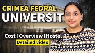 Crimea Federal University Overview  Fees Hostel Course details  MBBS Abroad for Indian Students [upl. by Hild]