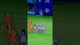 Tennessee vs Miss State Penalty Save football soccer footballshorts soccershorts [upl. by Kcirdec605]