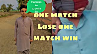 one match Lose one match winHamdan ko surprise dia [upl. by Armillas659]