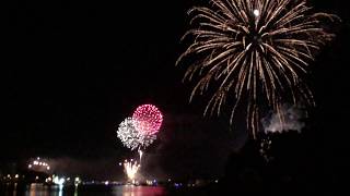 Noche Valdiviana 2018  Fuegos Artificiales  Valdivia  4K 60fps [upl. by Siddra584]