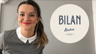 Bilan rentrée 2020 [upl. by Beutler]